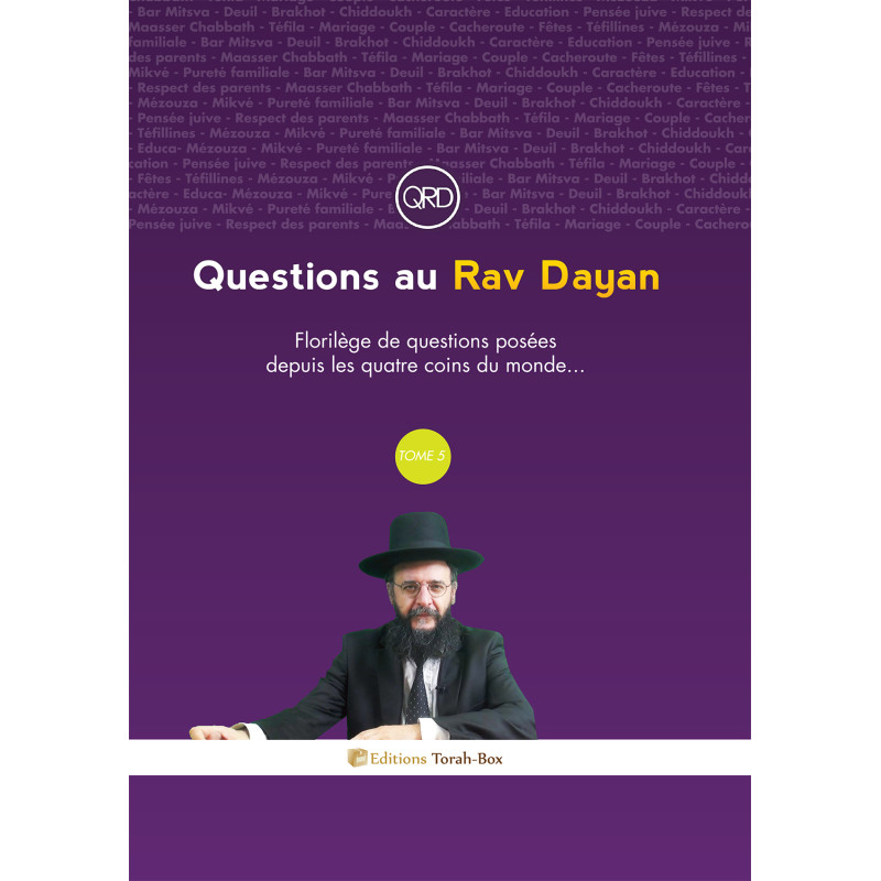 Questions au Rav Dayan (tome 5)