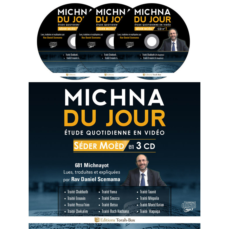 La Michna du Jour - Séder Moèd en 3 CD